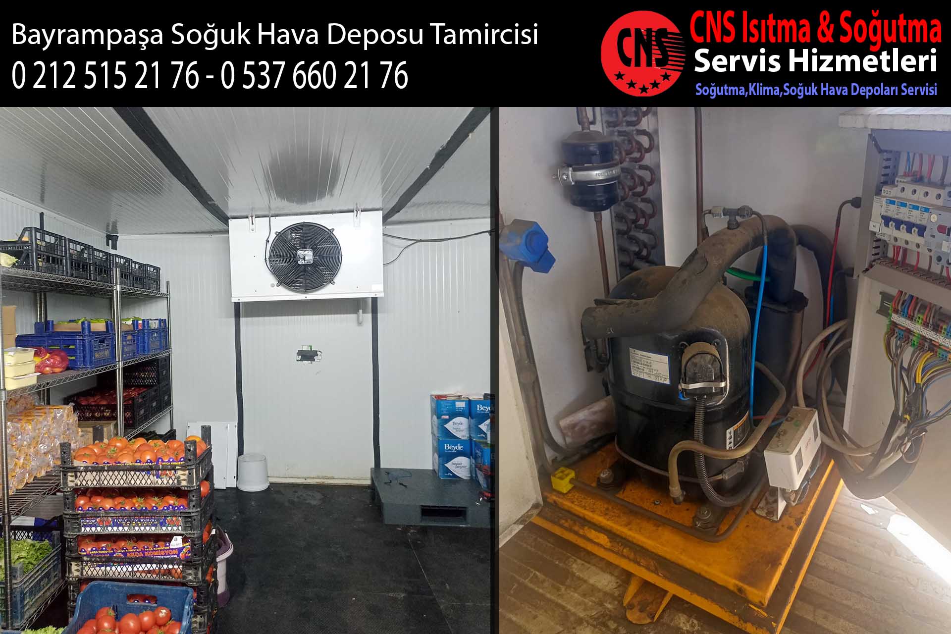 Bayrampaşa Soğuk Hava Deposu Tamircisi