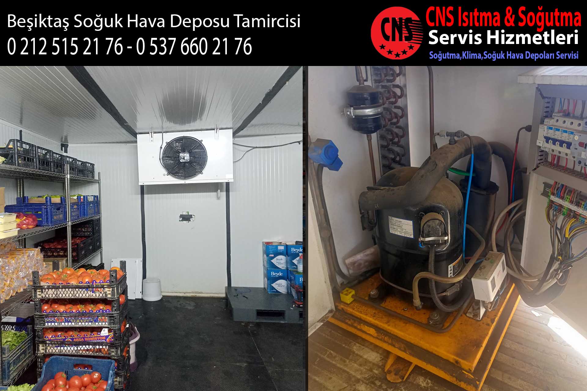 Beşiktaş Soğuk Hava Deposu Tamircisi