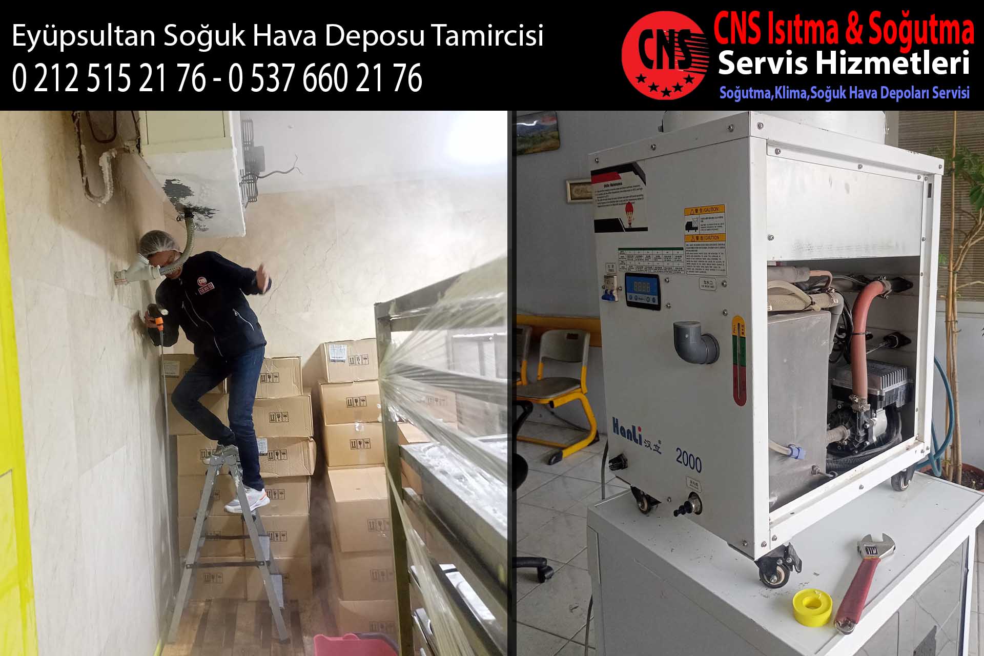 Eyüpsultan Soğuk Hava Deposu Tamircisi