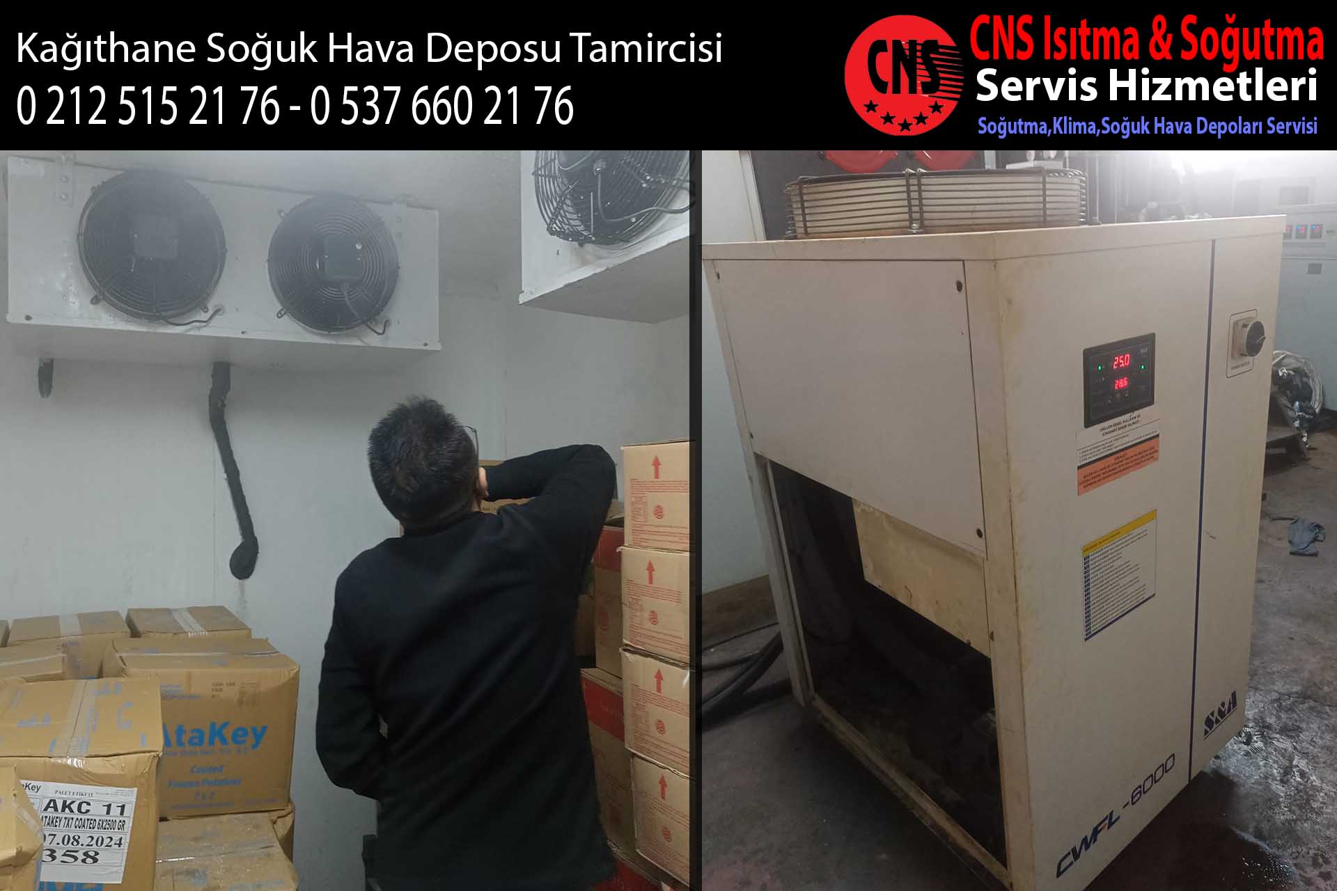 Kağıthane Soğuk Hava Deposu Tamircisi